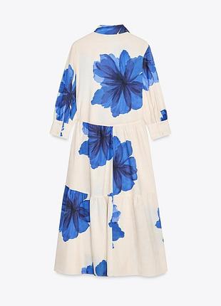 Хлопковое платье zara 4