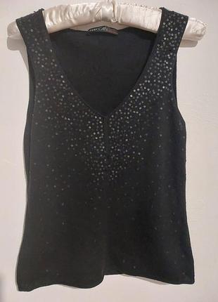 Топ с шелка и кашемира marc cain