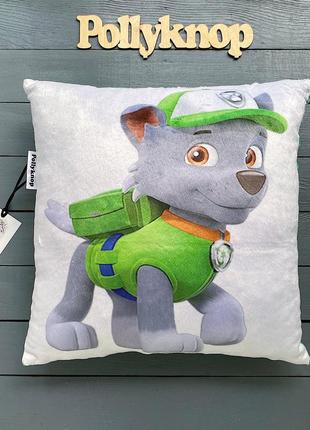 Плюшевая подушка с героем мультика «щенячий патруль»