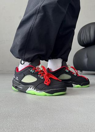 Чоловічі кросівки nike air jordan 5 retro low wf black