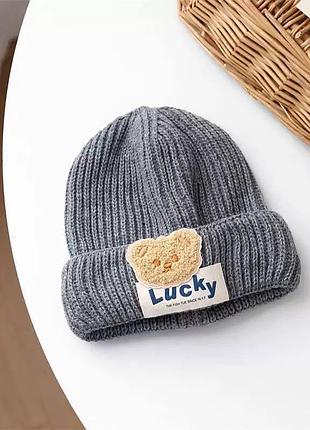 Шапка 115, 18*18, сірий