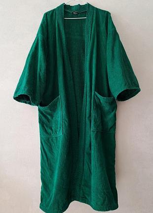 Халат домашній котоновий зелений