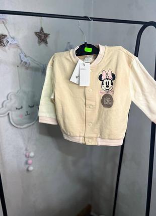 Бомбер на дівчинку мінні h&m 74см 5