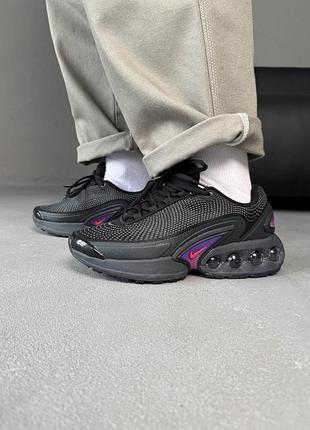 Женские кроссовки nike air max dn black/purple