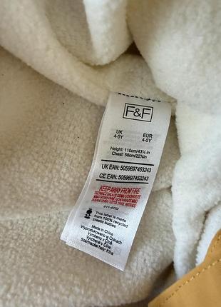 Комбінезон демісезонний f&f  4-5 років 6