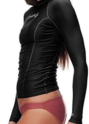 Чорний рашгард з довгими рукавами o'neill skins