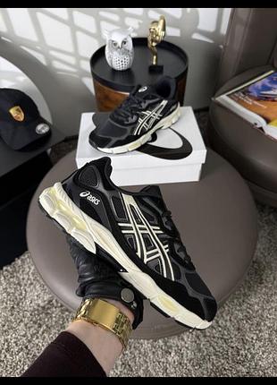 Чоловічі кросівки  asics gel-nyc black white