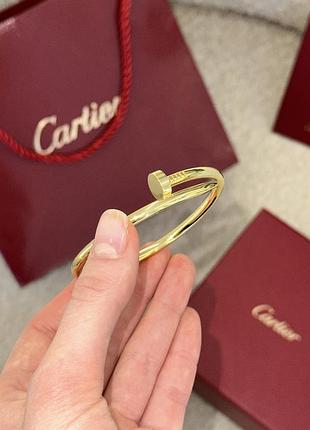 Браслет cartier juste un clou yellow gold 18k