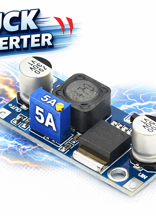 Понижувальний перетворювач напруги lm2596s dc-dc (3.0-40в → 1.5-35в)