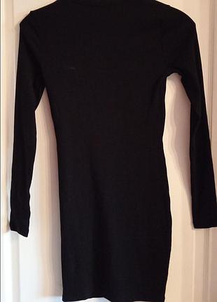 Платье в рубчик bershka 5