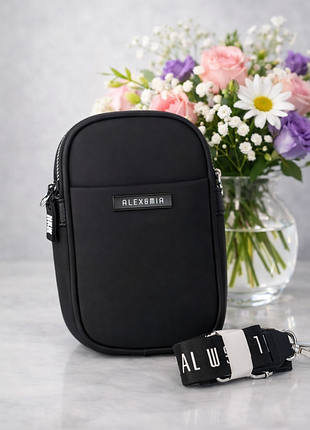 Стильна компактна сумочка для телефону від alex&mia