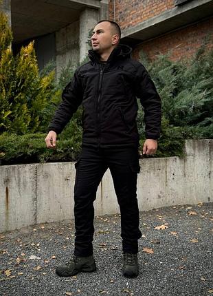Костюм soft shell + omni heat apex black до -35
