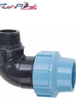 Колено наружная резьба кнр 25x1/2 тм santehplast