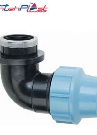 Колено внутренняя резьба квр 32x3/4 тм santehplast