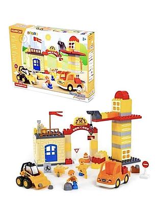 Новий у коробці конструктор полісся максі будівельна фірма,90ел (77608)