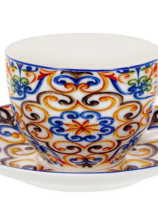 Чашка з блюдцем сицилія 220 мл 1922-039 фафор