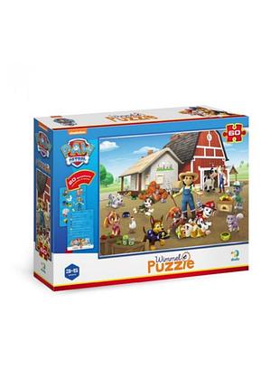200452 пазлы додо paw patrol на ферме, 60 деталей