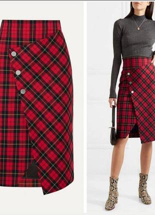 Спідниця  жіноча на запах тартан