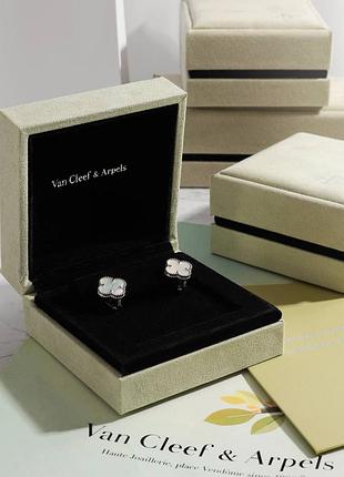 Сережки  van cleef 8