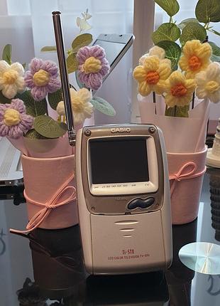 Портативний телевізор casio tv-970 / tv-970d (ретро, колекційний)