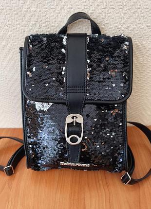 Dr. martens шкіряний рюкзак з паєтками