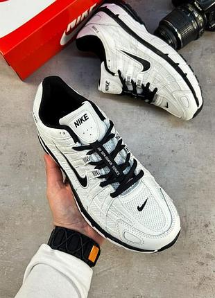 Nike p-6000 white black 3