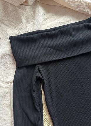 Кофтинка в рубчик зі спущеними плечами 2