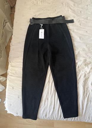 Брюки штани банани з приємного плюшевого матеріалу на невисокий зріст