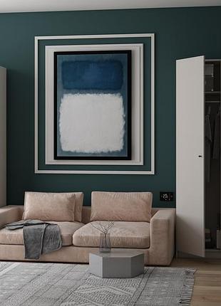 Шафа розпашна для одягу doros промо 135х48х204 см кашемір (drs-011205)