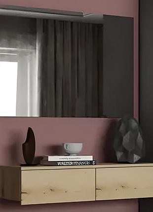 Комплект мебели doros левия + зеркало дуб эвок 100х32х100 (42005239)