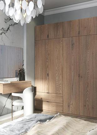 Шафа розпашна з антресоллю doros лукас 180х50х240 см канноло (drs-011882)