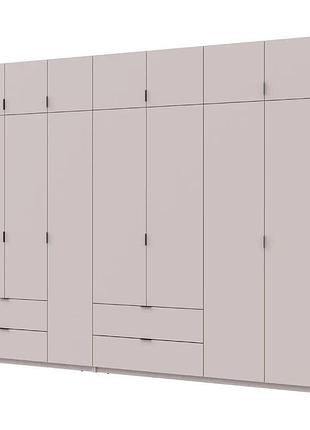 Шафа для одягу doros лукас кашемір 3+4 дсп 300х50х240 drs-011718 (42005132)