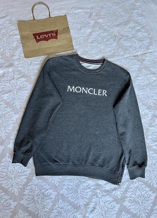 Чоловіча брендова кофта світшот moncler l