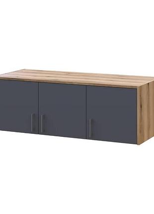 Антресоль doros ронди дуб артизан/графит 3 дсп 121х52х41 drs-011605 (80737822)