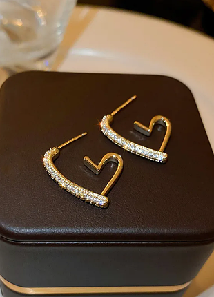 Сережки сердечки симфонія кохання