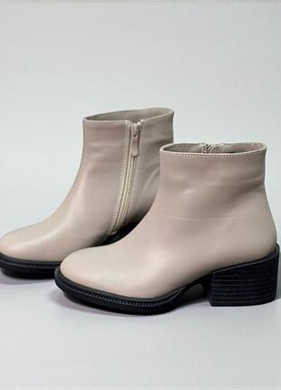 36-41 рр. черевики натуральна замша/ шкіра на підборах демі/зима чорні, червоні, бежеві, пудра