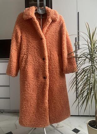 🔥шуба тедді оранжева