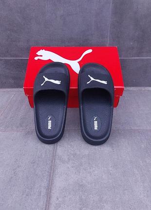 Puma жіночі шльопанці сині/ пума женские шлепанцы синие/ в останньому розмірі (38)