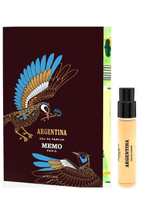 Memo argentina парфюмированная вода (пробник)