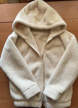 Теплый бомбер-шуба next разм. 13 (158) 5