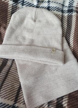 Комплект шапка і баф