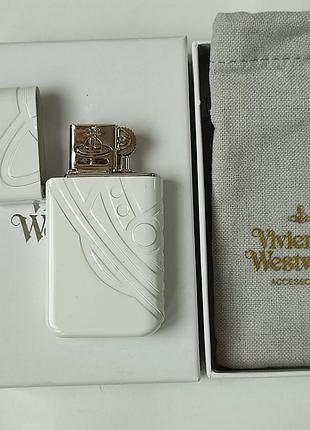 Vivienne westwood zippo orb embossed зажигалка белая / перламутровая новая из японии овьен вествуд оригинал
