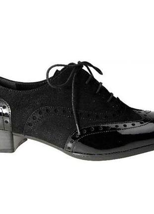 Кожаные ботинки туфли броги gabor 38 размера