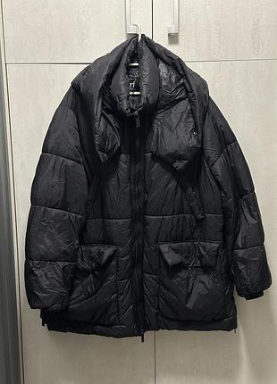 Куртка чорна zara оверсайз