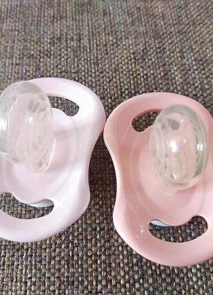 Силиконовая соска, пустышка babylove 2 шт