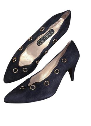 Roland cartier туфли винтаж замшевые