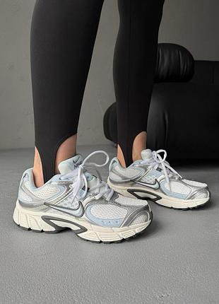 Женские кроссовки nike v5 rnr white/silver/blue