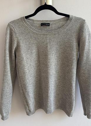 Сірий кашеміровий светр