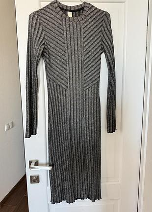 Сукня h&m сіра, вечірня, коктейльна