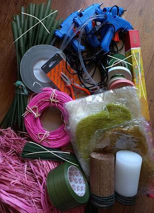 Материалы для творчества sweet дизайна food флористики цветы расходные флористичные материалы заготовки пенопласт провод рация ротанг